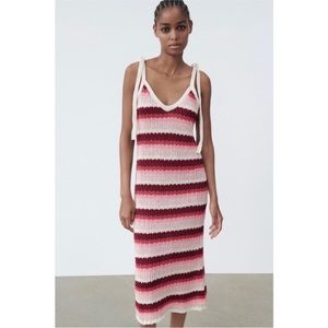 NTW Zara midi knit dress
